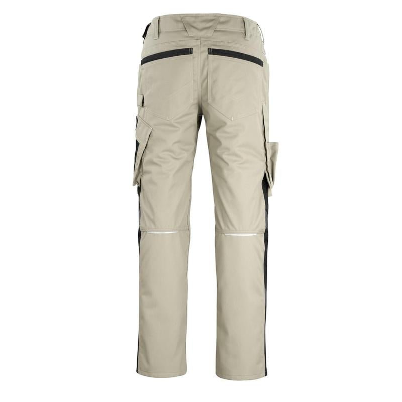 Nohavice MASCOT® Erlangen, svetlé khaki/čierne