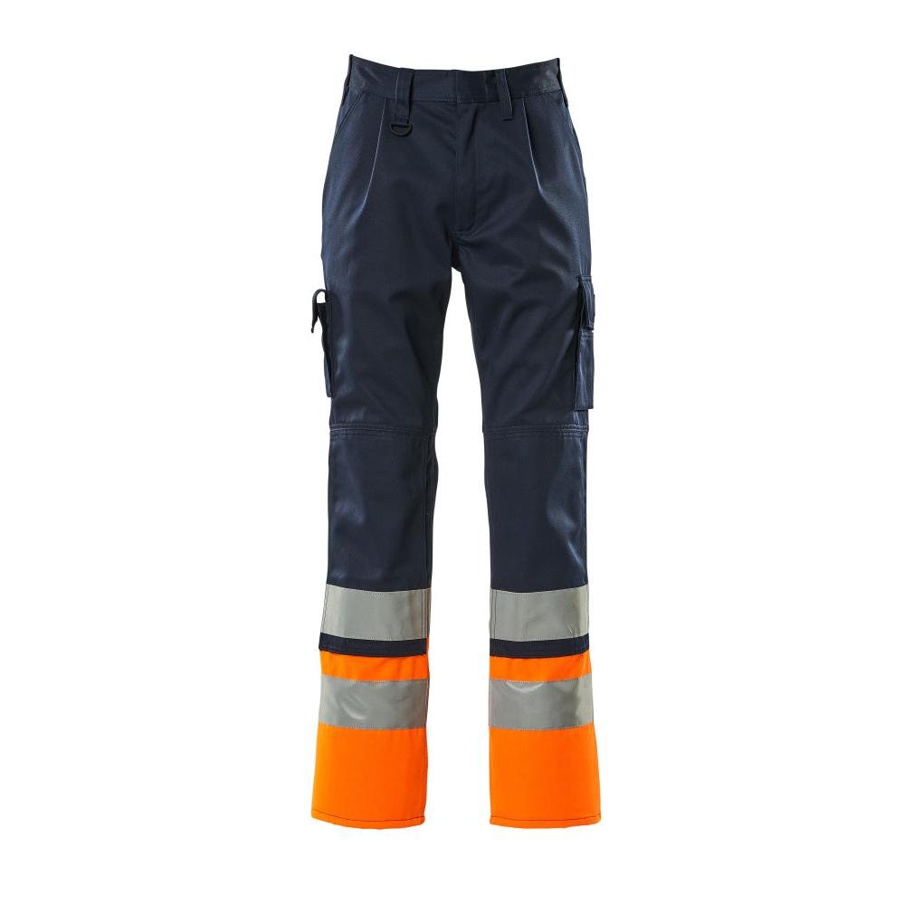 Nohavice MASCOT® Patos, námornícka/hi-vis oranžová