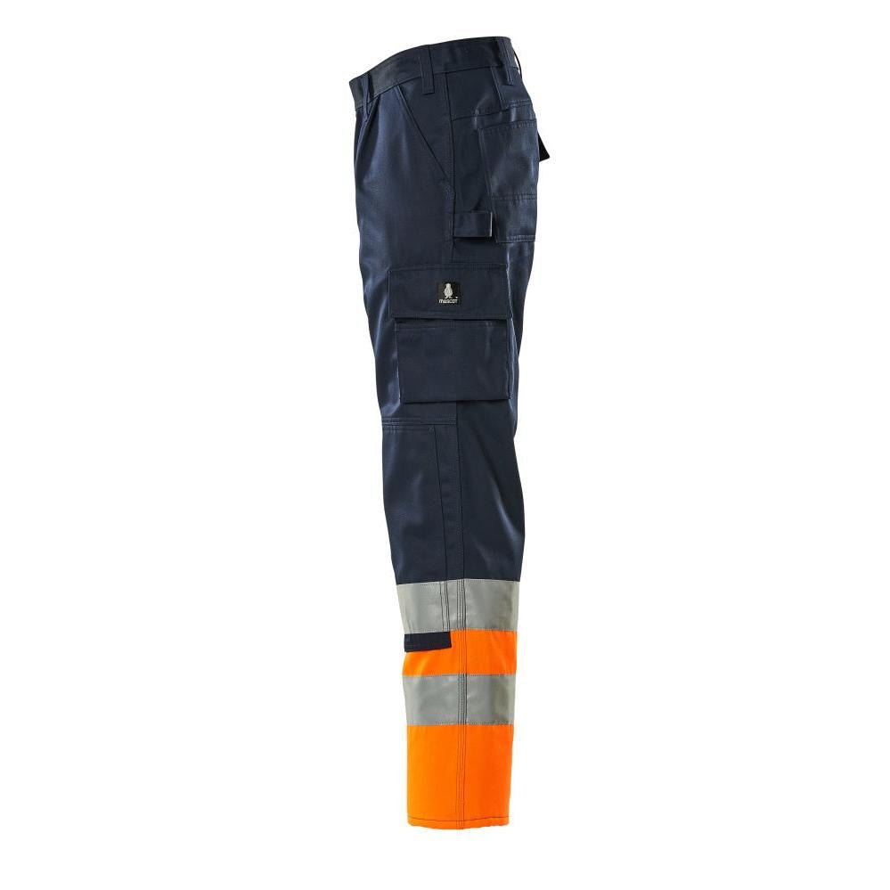 Nohavice MASCOT® Patos, námornícka/hi-vis oranžová