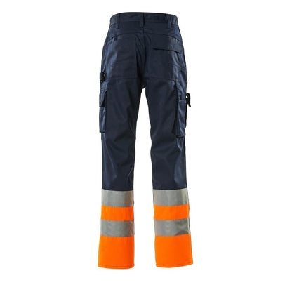 Nohavice MASCOT® Patos, námornícka/hi-vis oranžová