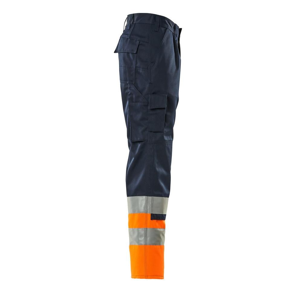 Nohavice MASCOT® Patos, námornícka/hi-vis oranžová