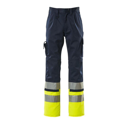 Nohavice MASCOT® Patos, námornícka/hi-vis žltá