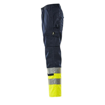 Nohavice MASCOT® Patos, námornícka/hi-vis žltá