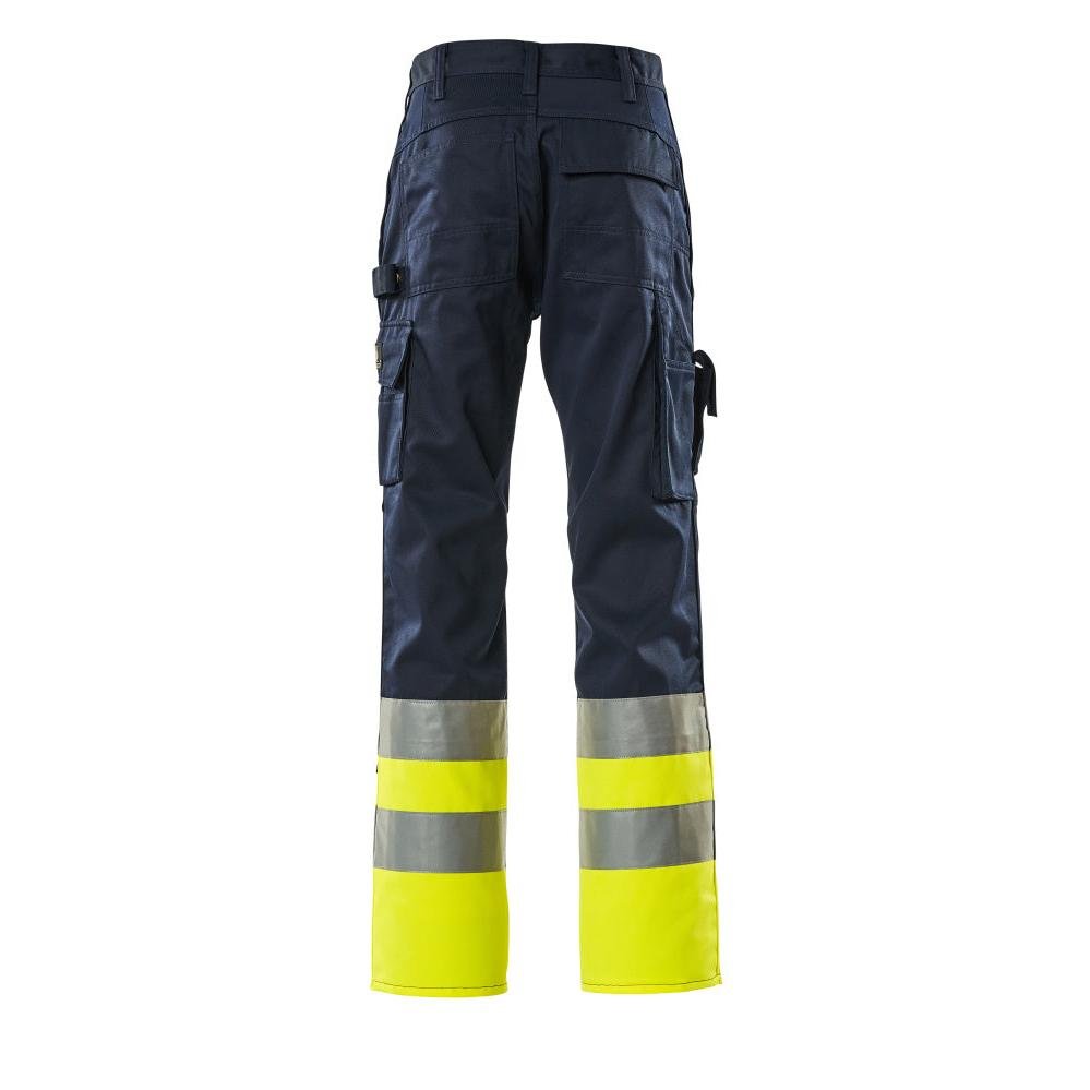 Nohavice MASCOT® Patos, námornícka/hi-vis žltá