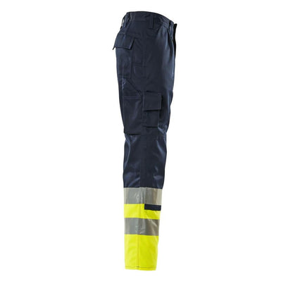Nohavice MASCOT® Patos, námornícka/hi-vis žltá