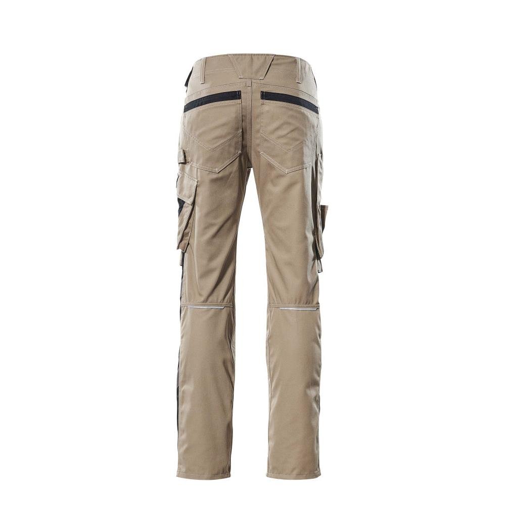 Nohavice MASCOT® Mannheim, svetlé khaki/čierne