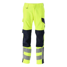 Nohavice MASCOT® Arbon Multisafe, svetložlté/čierno-modré