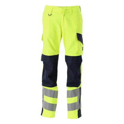 Nohavice MASCOT® Arbon Multisafe, svetložlté/čierno-modré