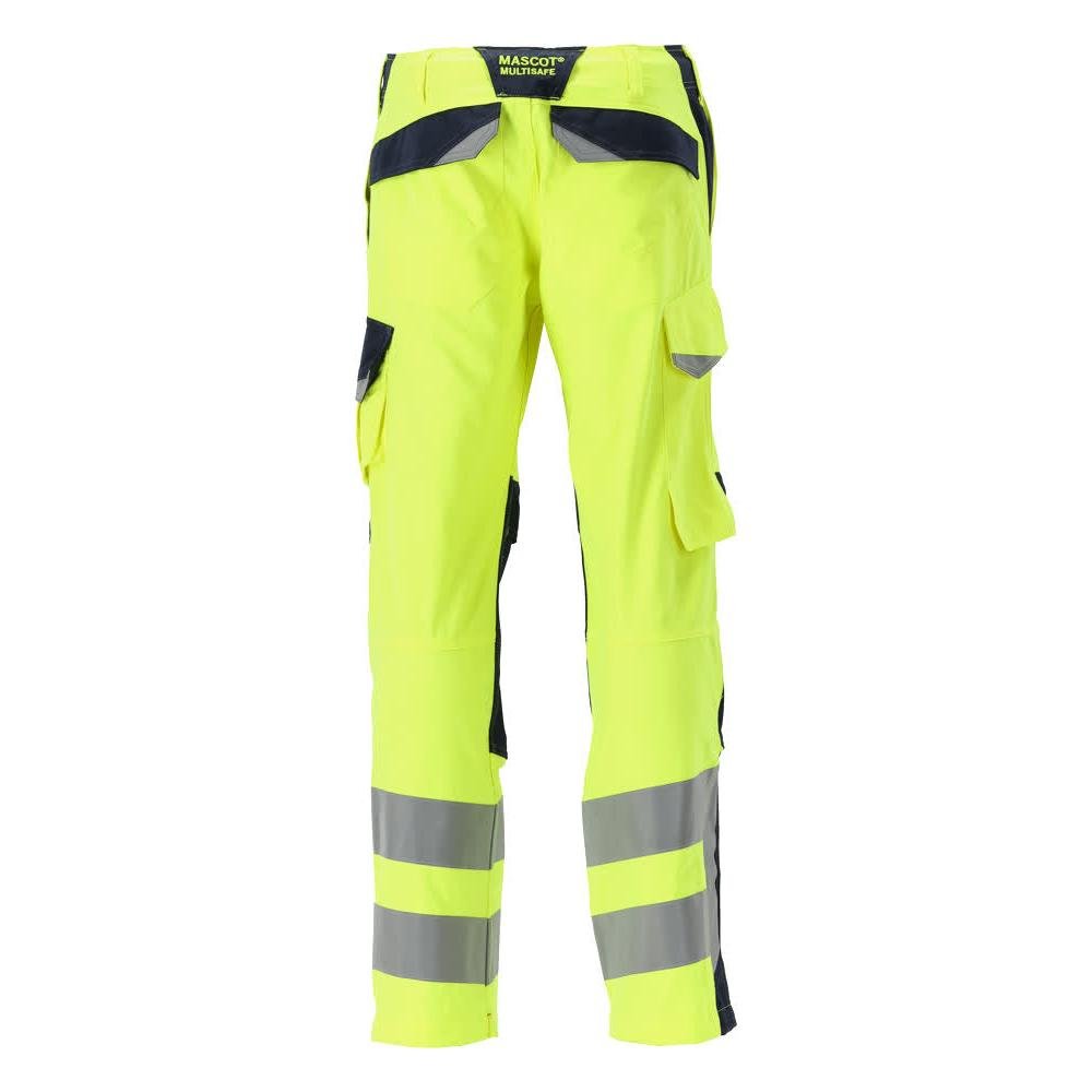 Nohavice MASCOT® Arbon Multisafe, svetložlté/čierno-modré