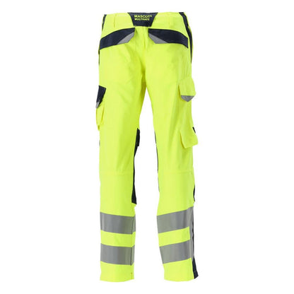 Nohavice MASCOT® Arbon Multisafe, svetložlté/čierno-modré