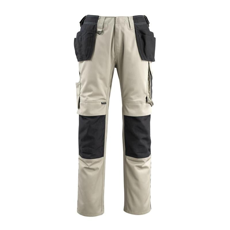 Remeselné nohavice MASCOT® Bremen, svetlé khaki/čierne