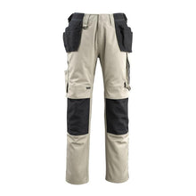 Remeselné nohavice MASCOT® Bremen, svetlé khaki/čierne