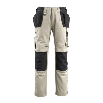 Remeselné nohavice MASCOT® Bremen, svetlé khaki/čierne