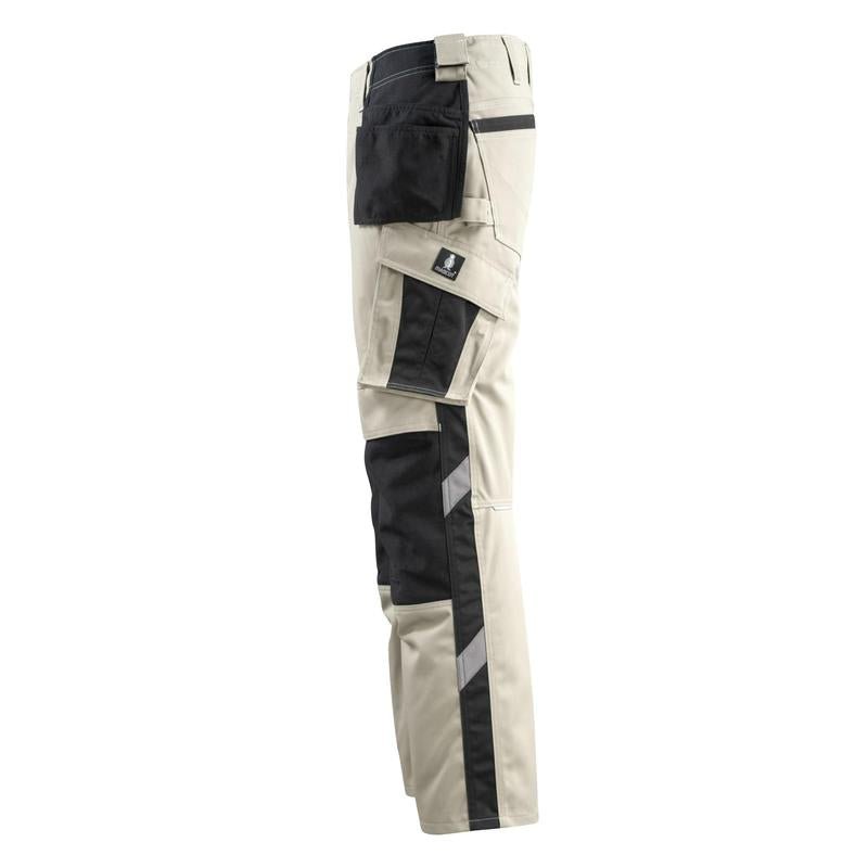 Remeselné nohavice MASCOT® Bremen, svetlé khaki/čierne