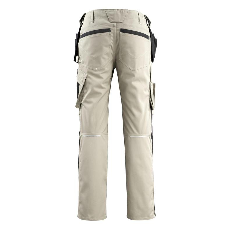 Remeselné nohavice MASCOT® Bremen, svetlé khaki/čierne