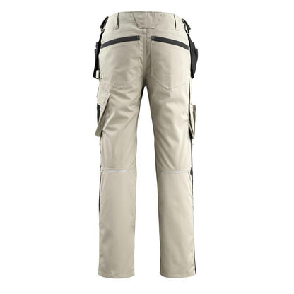 Remeselné nohavice MASCOT® Bremen, svetlé khaki/čierne