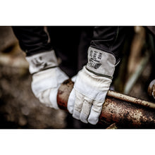 NITRAS HADES, ochranné rukavice proti porezaniu, farba prírodná / šedá