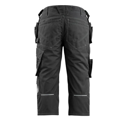 MASCOT® Lindau remeselnícke trojštvrťové nohavice, čierne