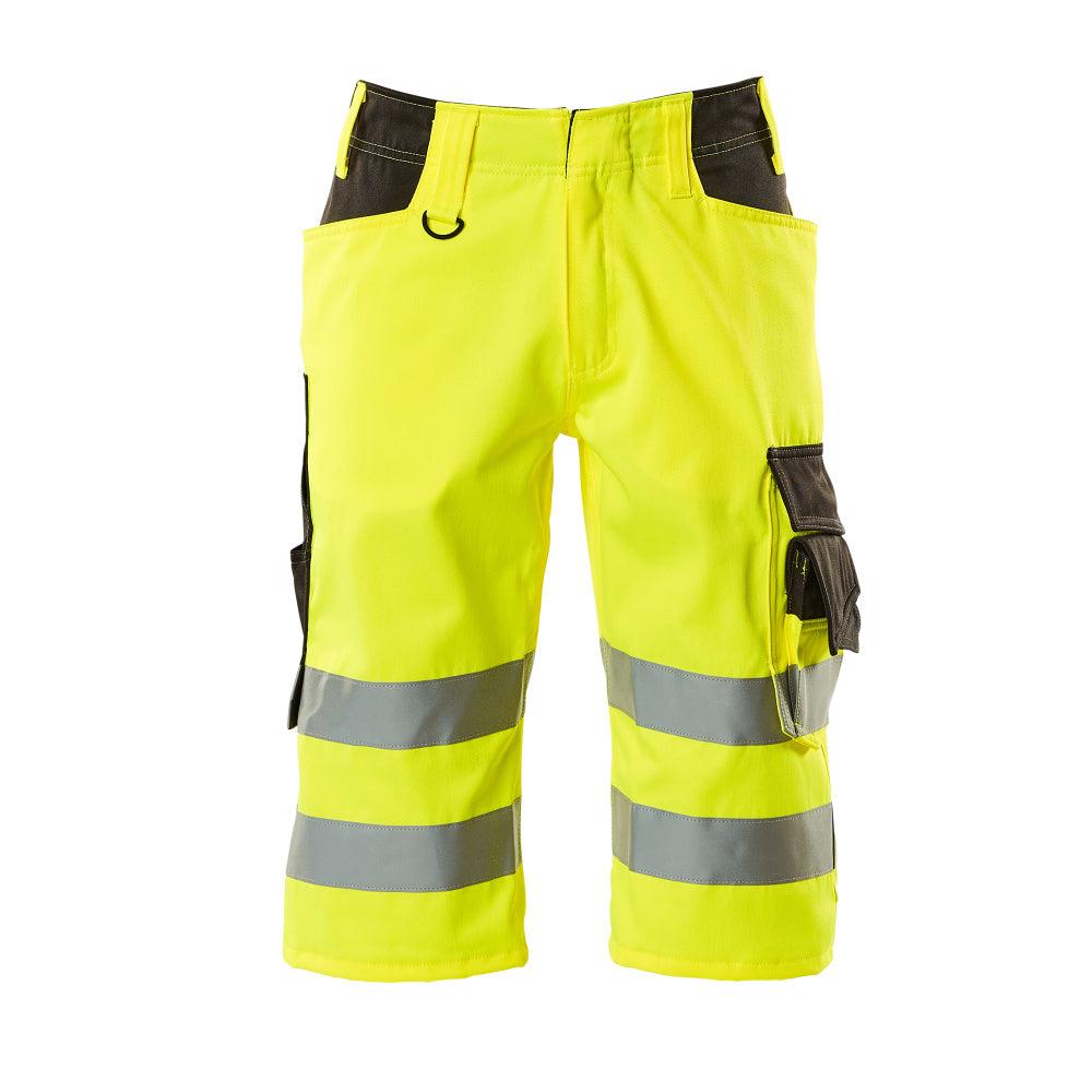 Trojštvrťové nohavice MASCOT® Luton, hi-vis žltá/tmavo antracitová