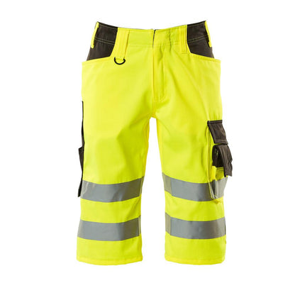 Trojštvrťové nohavice MASCOT® Luton, hi-vis žltá/tmavo antracitová