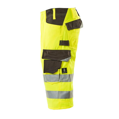Trojštvrťové nohavice MASCOT® Luton, hi-vis žltá/tmavo antracitová