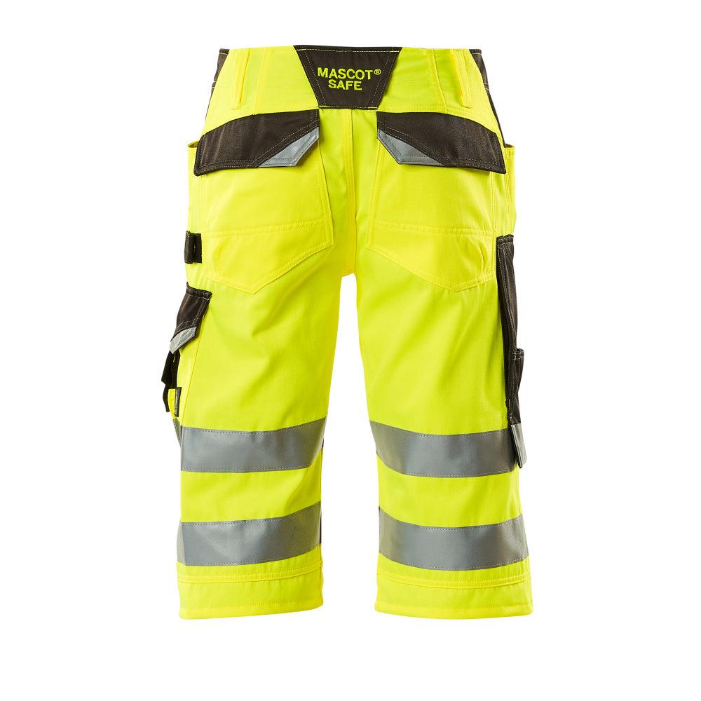 Trojštvrťové nohavice MASCOT® Luton, hi-vis žltá/tmavo antracitová