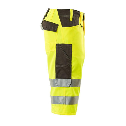Trojštvrťové nohavice MASCOT® Luton, hi-vis žltá/tmavo antracitová