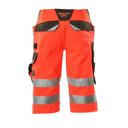 Trojštvrťové nohavice MASCOT® Luton, výrazne červené/tmavo antracitové