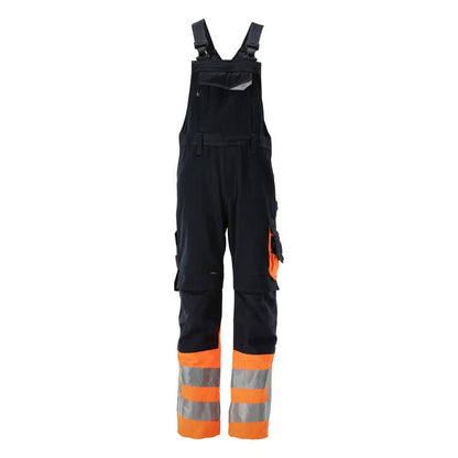 Montérky MASCOT® Sunderland, čierna modrá/hi-vis oranžová