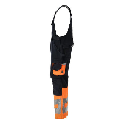 Montérky MASCOT® Sunderland, čierna modrá/hi-vis oranžová