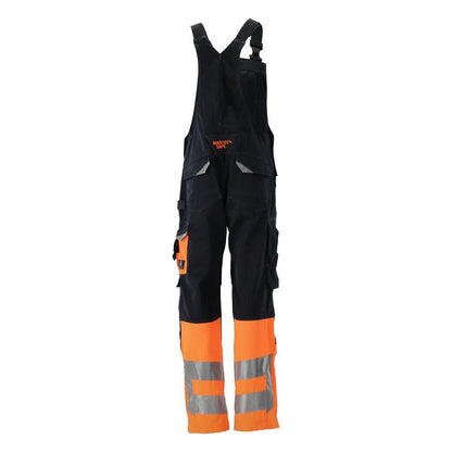 Montérky MASCOT® Sunderland, čierna modrá/hi-vis oranžová