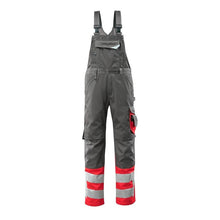 Montérky MASCOT® Sunderland, tmavo antracitová/hi-vis červená