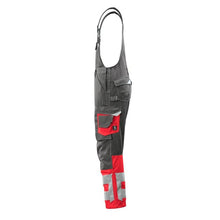 Montérky MASCOT® Sunderland, tmavo antracitová/hi-vis červená