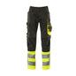 Nohavice MASCOT® Leeds, čierna/hi-vis žltá
