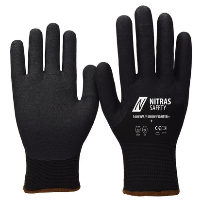 NITRAS SNOW FIGHTER+, zimné rukavice, čierne