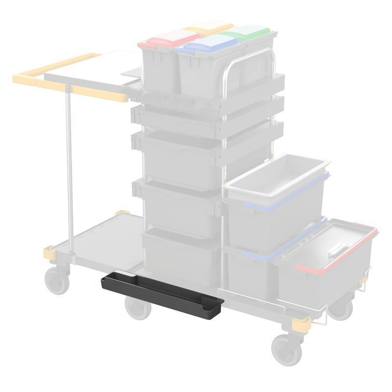 Podložka pod mop VERMOP vrátane držiaka, antracit, 52 x 12 x 6 cm