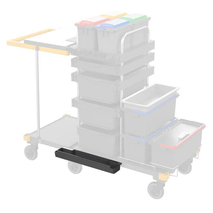 Podložka pod mop VERMOP vrátane držiaka, antracit, 52 x 12 x 6 cm