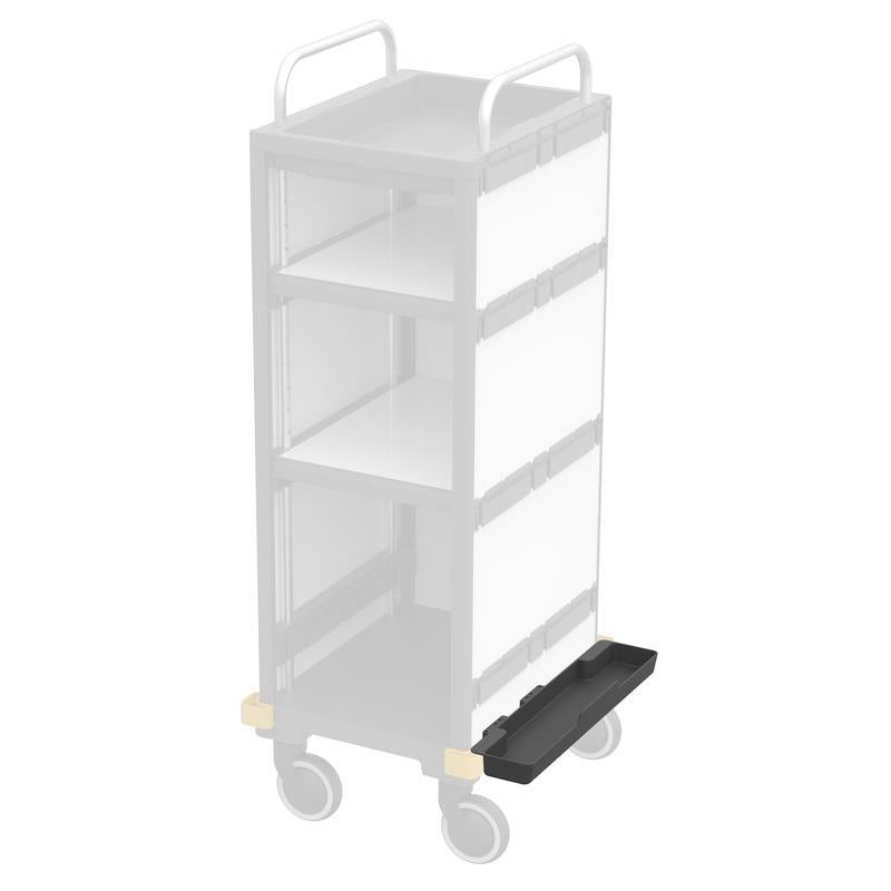 Podložka pod mop VERMOP vrátane držiaka, antracit, 52 x 12 x 6 cm