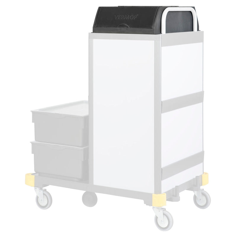 Otočné veko VERMOP, antracit, 51 x 37 x 14 cm