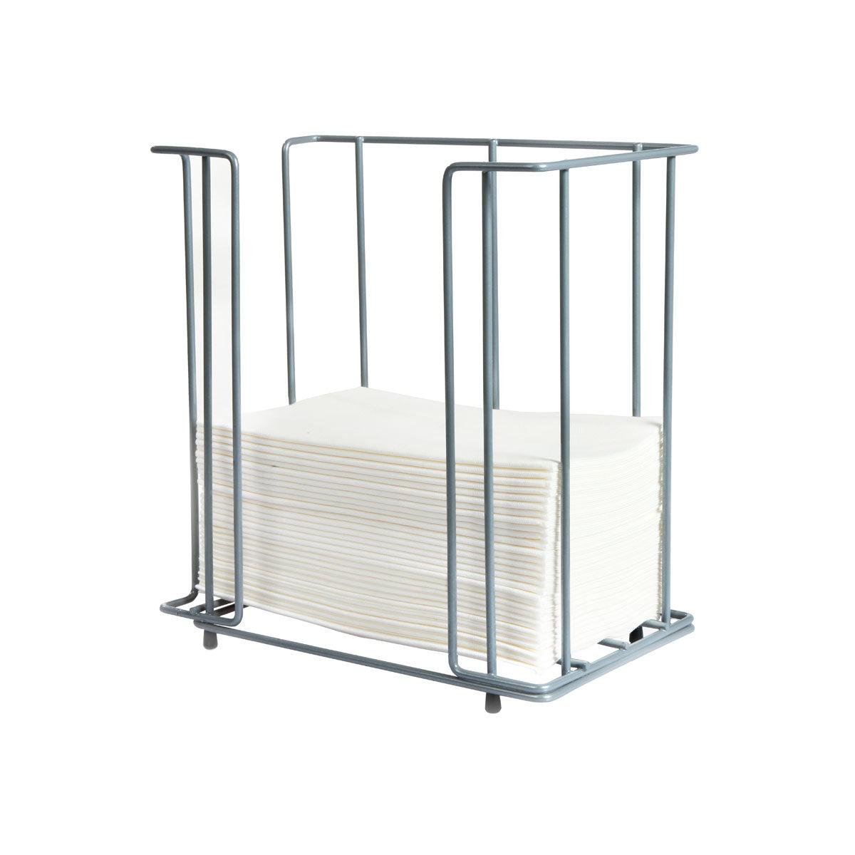 Duni GmbH kovový zásobník na servítky 33 cm 1/8F drží stoh servítok štýlovo vzpriamený v elegantnom, obdĺžnikovom kovovom ráme - ideálny pre gastronomické zariadenia.