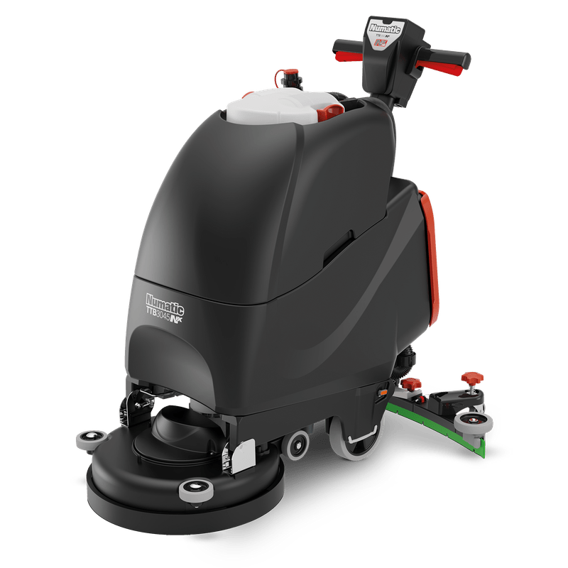 Akumulátorový umývací automat Numatic TTB3045NX-R/2 vr. TenTec kefa červená a nabíjačka | Balenie (1 kus)