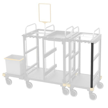 VERMOP rohová profilová lišta, antracit 735 mm, 74 x 4 x 2 cm