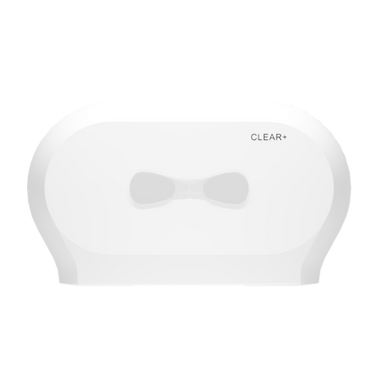 Clear+ Midi Toilettenpapierspender weiß