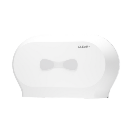 Clear+ Midi Toilettenpapierspender weiß