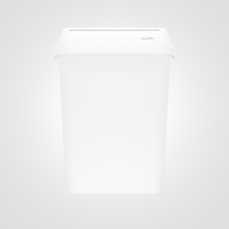 Clear+ Abfallbehälter 23l weiß