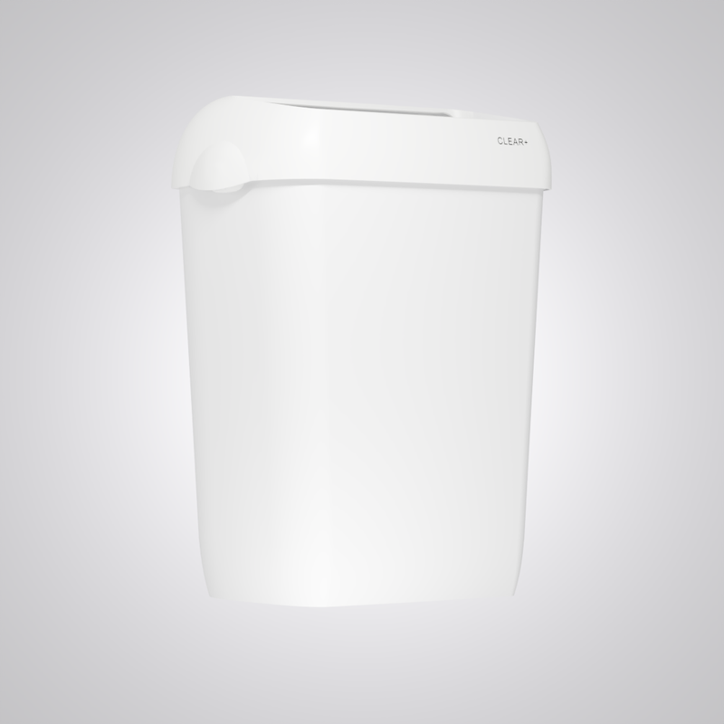 Clear+ Abfallbehälter 23l weiß
