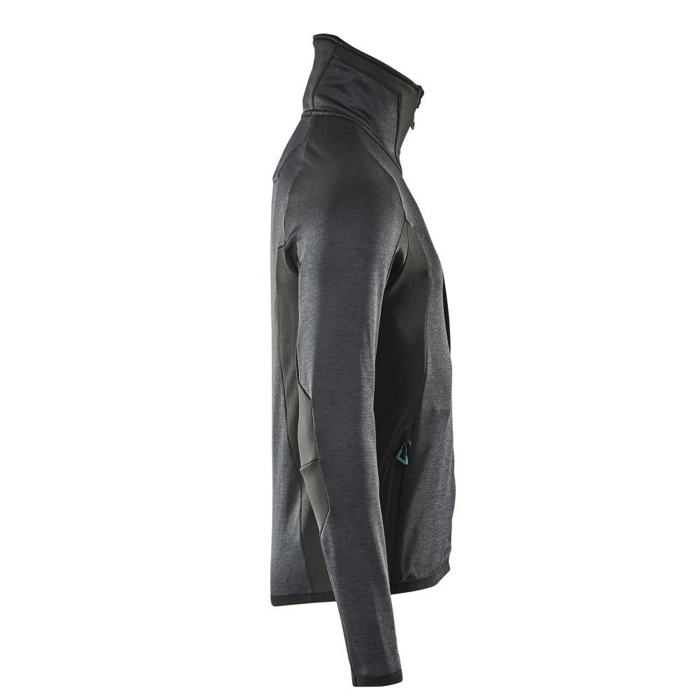 Flísový pulóver s mikroflísovou bundou na zips