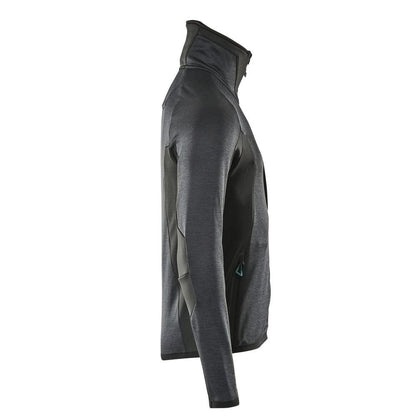 Flísový pulóver s mikroflísovou bundou na zips