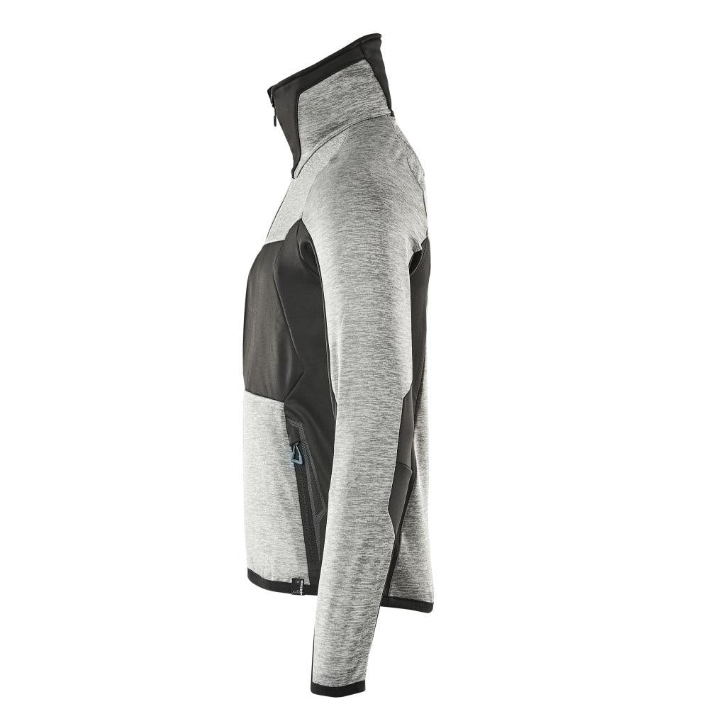 Flísový pulóver s mikroflísovou bundou na zips