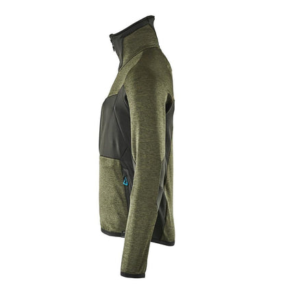 Flísový pulóver s mikroflísovou bundou na zips